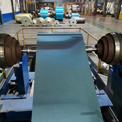 1100/1030b/3102/8011 블루 앤 골드 컬러 알루미늄 포일 열 교환 구조물/기온조화기/냉장고/냉장고