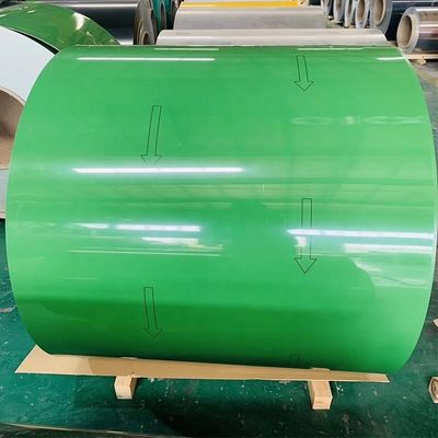 컬러 코팅 알루미늄 스트립 3003 H14 0.5 mm 합금 알루미늄 코일 전력 액세서리를위한 미리 페인트 알루미늄 코일